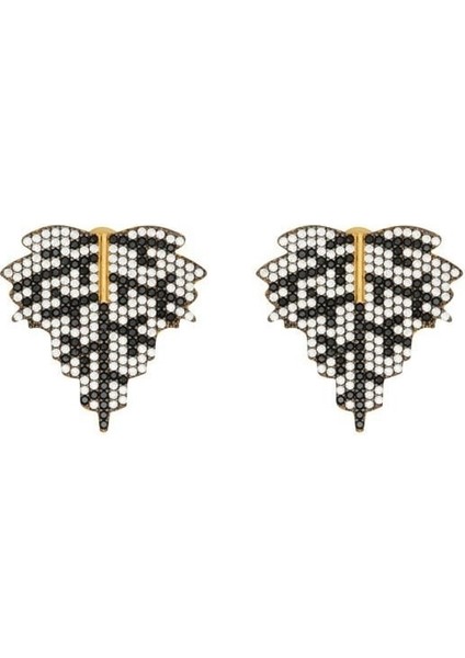 Tekno Trust 925 Ayar Leaf Soul Earrings Altın fırsatları