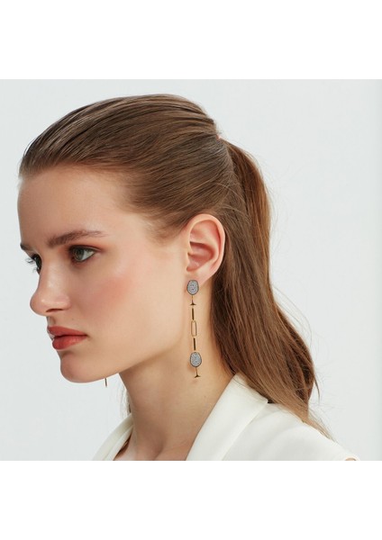 Tekno Trust 925 Ayar Cheers To Life Earrings Altın modelleri