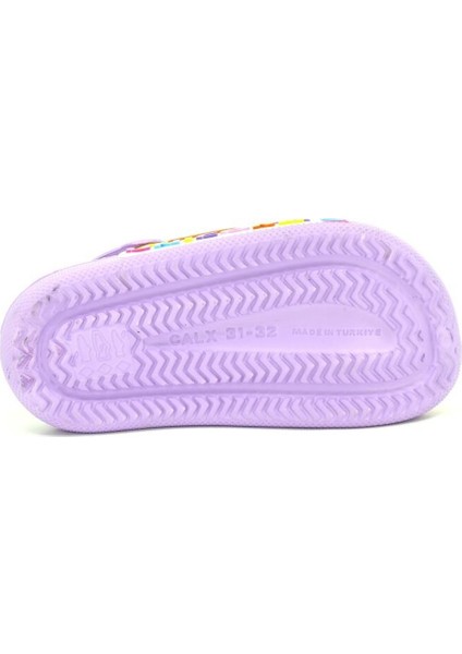 Kız Çocuk Unicorn Figürlü Kaydırmaz Rahat Tabanlı Havuz-Plaj-Tatil-Bahçe Cross Terlik Sandalet modelleri