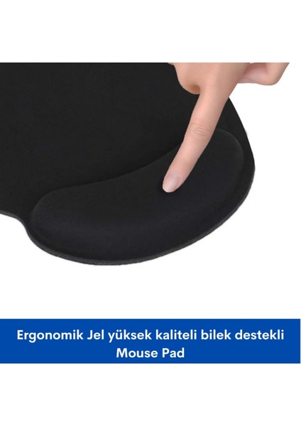 Bilek Destekli Jelli Mouse Pad Oval Kaydrmaz Taban Oyun Ofis Fare Altlığı Ergonomik Kaymaz Mouse Pad fırsatları