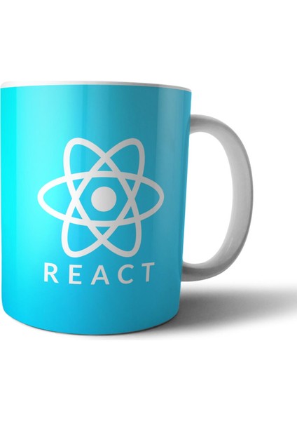 React - Programlama Kupa Bardak Model 3