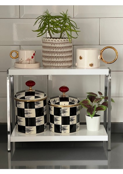 Tekno Trust Suntalam Mutfak Raf Krom Beyaz Tezgah Üstü Raf Kahve Köşesi Raf Banyo Raf Baharatlık Bej indirimleri