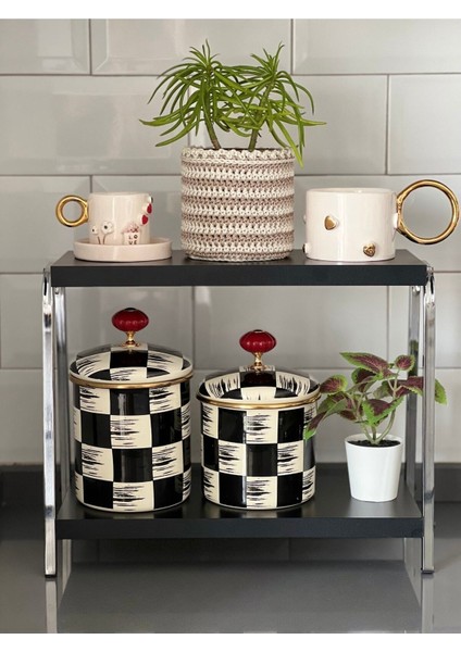 Tekno Trust Suntalam Mutfak Raf Krom Siyah Tezgah Üstü Raf Kahve Köşesi Raf Banyo Raf Baharatlık Metalik fırsatları