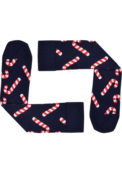 Unisex Yılbaşı Dikişsiz Noel Çorabı,desenli ve Renkli Soket 4’lü Çorap Seti fırsatları