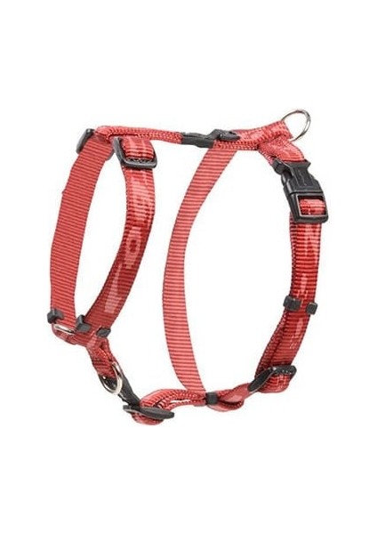 Alpinist Tuig Dokuma Köpek Göğüs Tasması Kırmızı Small 1.1X23-37 cm