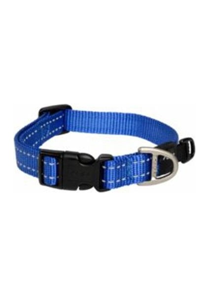 Utility Halsband Dokuma Köpek Boyun Tasması Mavi Medium 1.6X26-40 cm