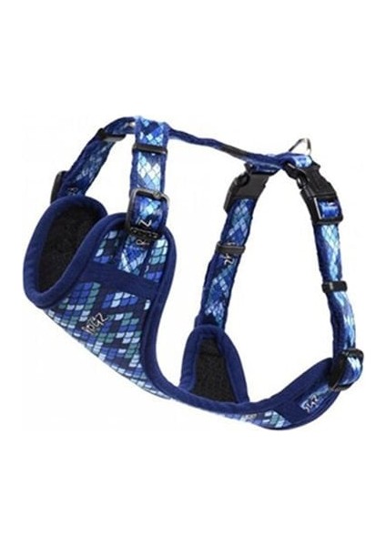 Fashion Tuig Amphibian Desenli Köpek Göğüs Tasması Mavi Medium 2X180 cm fiyatları