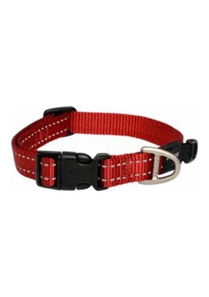 Utility Halsband Dokuma Köpek Boyun Tasması Kırmızı Xsmall 1.1X16-22 cm