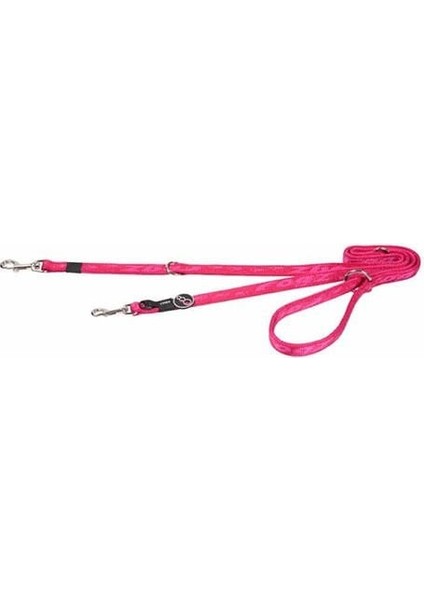 Alpinist Multilijn Köpek Göğüs Tasması Kayışı Pembe Xlarge 2.5X180 cm