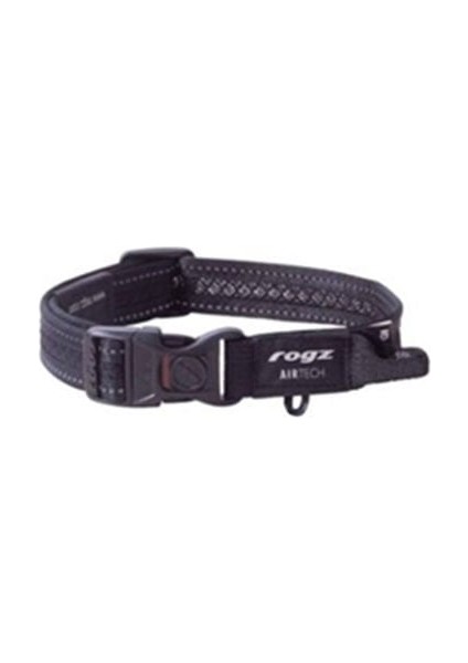 Air Tech Halsband Yumuşak Dokulu Köpek Boyun Tasması Siyah Xlarge 43-70 cm