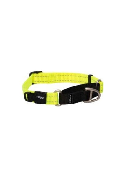 Utility Control Web Halsband Güvenlikli Dokuma Köpek Boyun Tasması Sarı Medium 1.6X31-45 cm