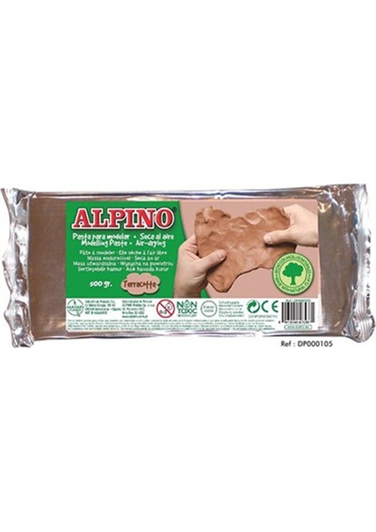 Alpino DP-105 Şekillendirme Kili 500 gr Kahverengi