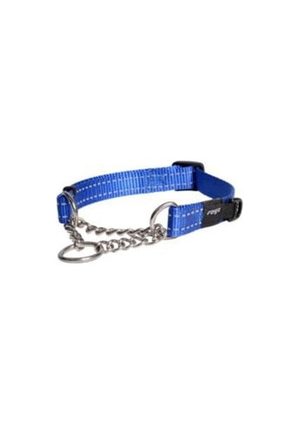 Utility Control Chain Halsband Kontrol Zicirli Köpek Boyun Tasması Mavi Xxlarge 2.5X53-80 cm
