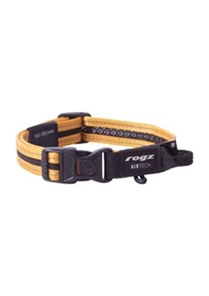 Air Tech Halsband Yumuşak Dokulu Köpek Boyun Tasması Hardal Large 34-56 cm