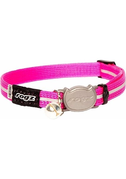 Catz Alleycat Halsband Çıngıraklı Kedi Boyun Tasması Pembe Small 1.1X20-31 cm