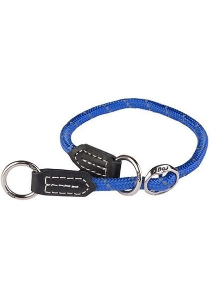 Rope Slipband Halat Köpek Boyun Tasması Mavi Large 1.2X45-55 cm