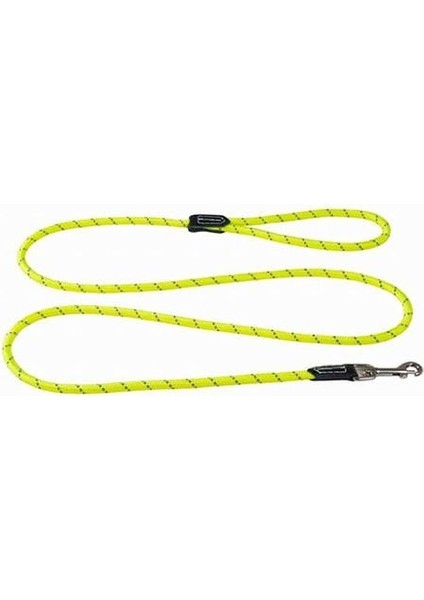 Rope Langelijn Halat Köpek Gezdirme Kayışı Sarı Large 1.2X180 cm