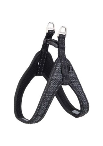 Utility Fast Fit Tuig Dolgulu Köpek Göğüs Tasması Siyah Small 1.6X41 cm