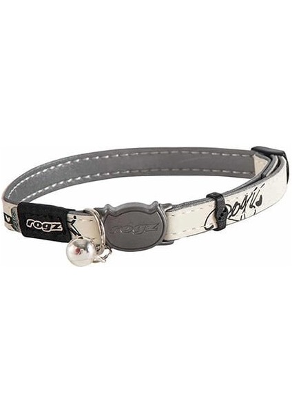 Catz Glowcat Halsband Karışık Desenli Çıngıraklı Kedi Boyun Tasması Small 1.1X20-31 cm