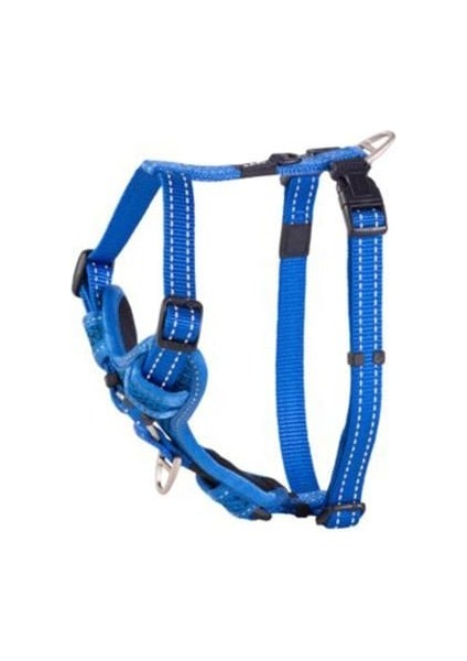 Utility Control Tuig Durma Çekme Kontrollü Dokuma Köpek Göğüs Tasması Mavi Xlarge 2.5X60-100 cm