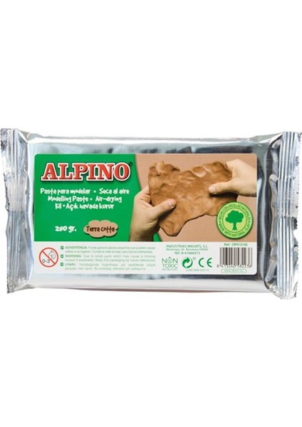 Alpino DP-010105 Şekillendirme Kili 250 gr Kahverengi