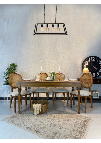 Orlando Ceviz Masa Takımı