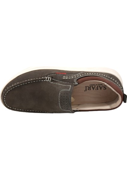 (Paggi) Deri Poli Hafif Taban Mokosen Erkek Günlük Ayakkabı Vizon indirimleri