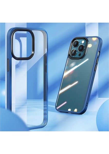 iPhone 14 Pro Kılıf Guard Şeffaf Mavi