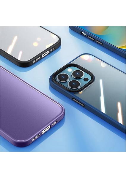 iPhone 14 Pro Kılıf Guard Şeffaf Mavi