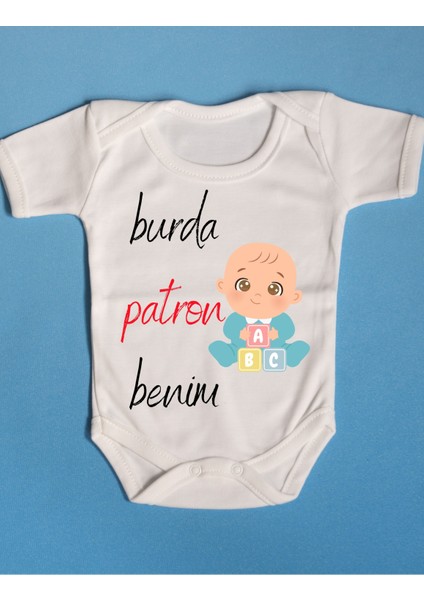Patobaby Pamuklu Bebek Zıbını Burda Patron Benim 2