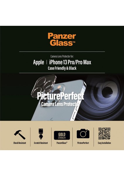 Panzerglass Pictureperfect Kamera Lens Koruyucu - iPhone 13 Pro / Pro Max