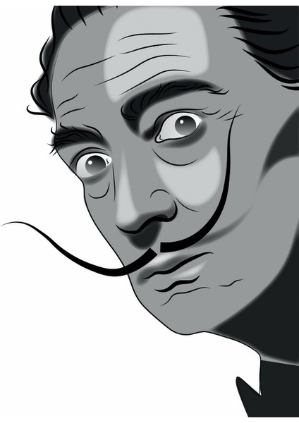 Salvador Dali | Elmas Mozaik Tablo | Mozaik Puzzle | 40x51 | E2020522