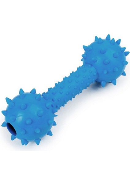 LISINYA205 Sesli Dambıl Köpek Oyuncağı 4X13 cm Mavi