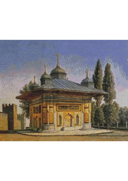 Üçüncü Ahmet Çeşmesi Hüseyin Zekai Paşa | Elmas Mozaik Puzzle | 50x39 | E2020723