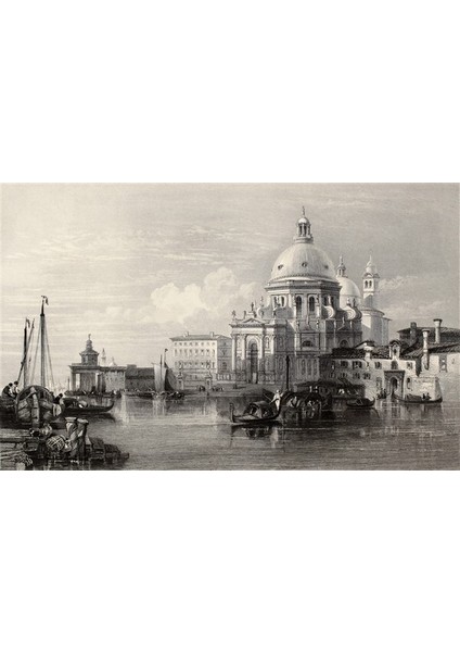 Santa Maria Della Salute Bazilikası | Elmas Mozaik Puzzle | 40x25 | E20201210M