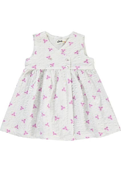 Civil Baby Kız Bebek Elbise 6-18 Ay Mor