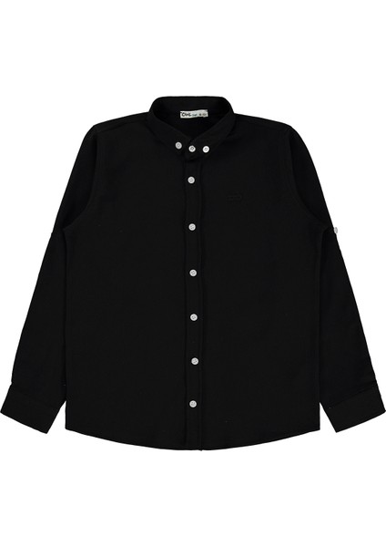 Erkek Çocuk Gömlek 10-13 Yaş Siyah