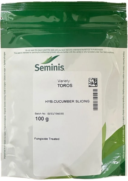 Toros F1 100 gr Hibrit Salatalık Tohumu