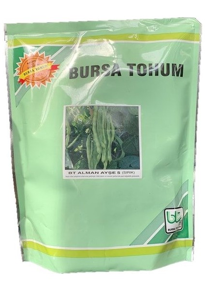 Bursa Tohum Bt Alman Ayşe 5 (Sırık) Fasulye Tohumu 1 kg