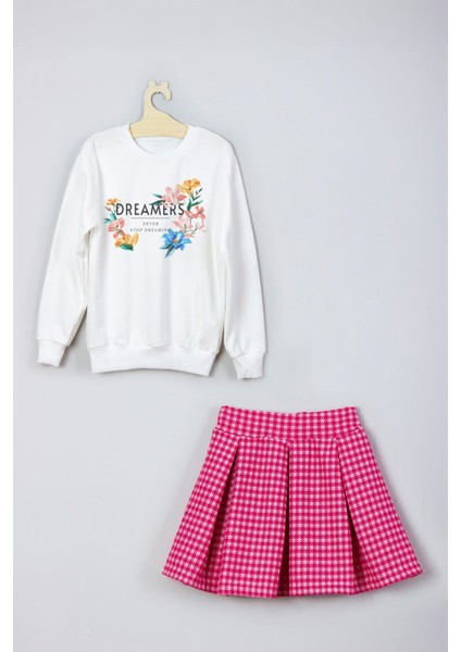 Yeni Sezon Baskılı Etek Sweat Takım modelleri