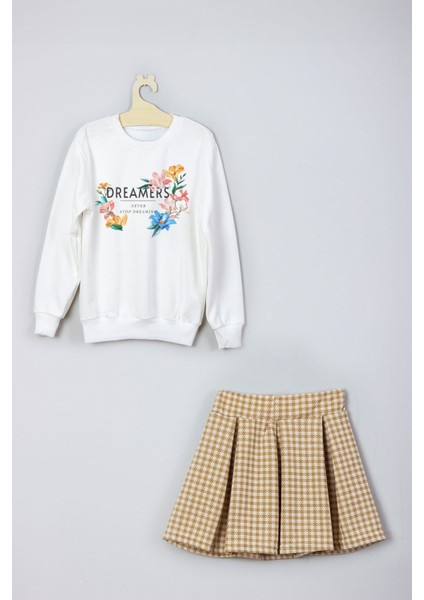 Yeni Sezon Baskılı Etek Sweat Takım fırsatları