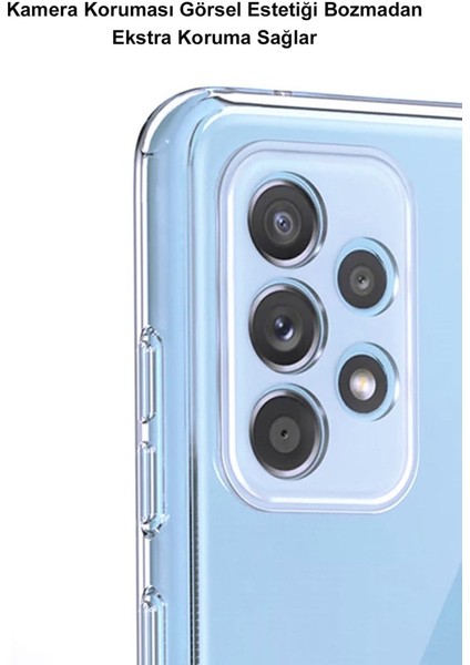 Samsung Galaxy M22 Kamera Korumalı Kapak Floral Lila Tasarımlı Şeffaf Kılıf fiyatları