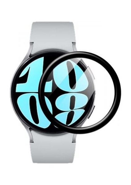 Samsung Galaxy Watch 6 44MM Ful Kaplama Ultra Dayanıklı Akıllı Saat Koruyucu, Parmak Izi Bırakmaz