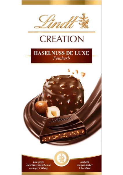 Creation Haselnuss De Luxe Chocolate 150 gr