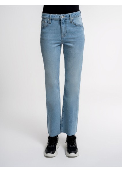 Flare Slim Fit Kadın Pantolon