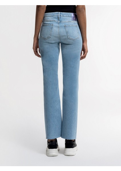 Flare Slim Fit Kadın Pantolon