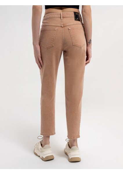 Mom Slim Fit Kadın Pantolon modelleri