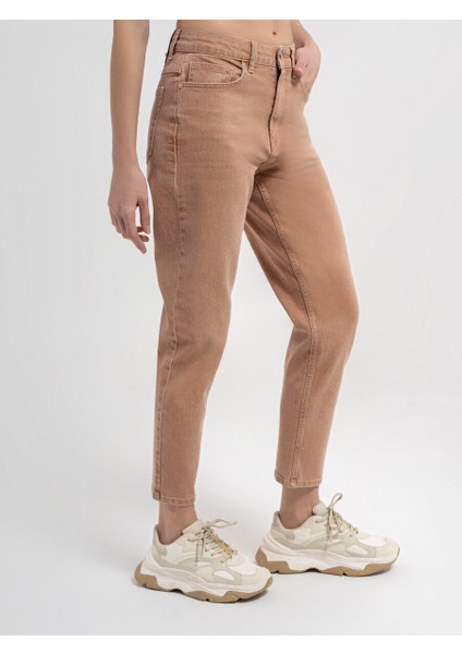 Mom Slim Fit Kadın Pantolon fırsatları