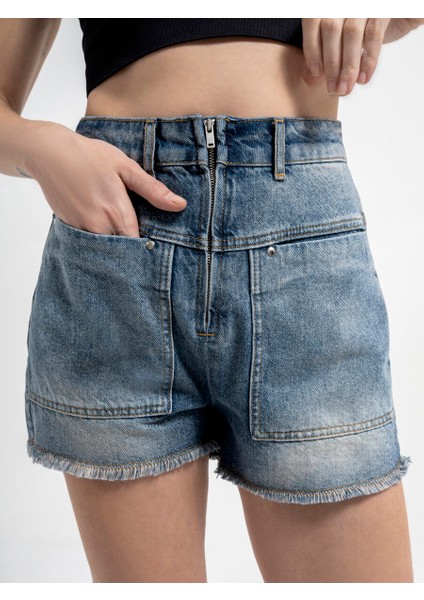 Regular Fit Kadın Şort