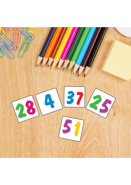 Montessori Eğitici Oyuncaklar-Rubik Matematik Bulmaca Oyunu 16 Küp 40 Kart ve Zil Eğitici Oyuncak